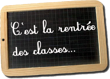 DEMAIN JOUR DE RENTR2E SCOLAIRE.... il va encore y avoir des pleurs... y compris pour les instits 