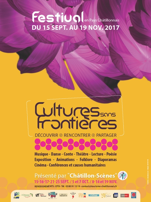 Le beau vernissage du Festival "Cultures sans frontières" de l'Association Châtillon-Scènes...