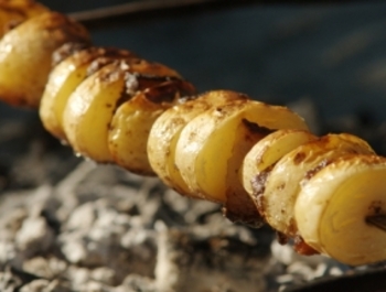 brochette de pomme de terre