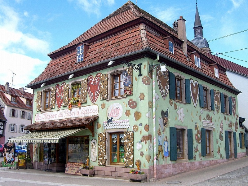 La maison du pain d'épices à Gertwiller (Bas-Rhin)