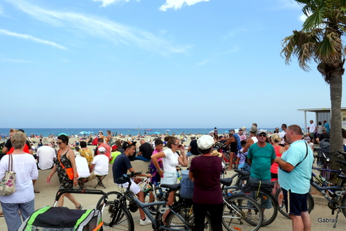 La plage du Barcarès est envahie !