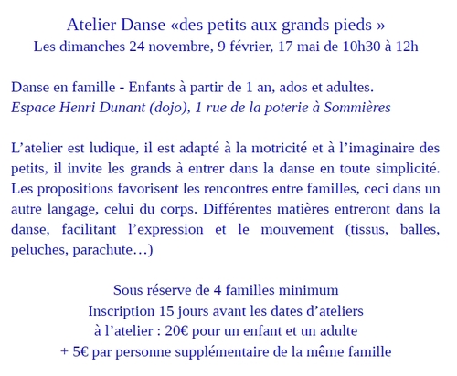 - Danse en famille