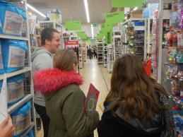 Visite d'une moyenne surface
