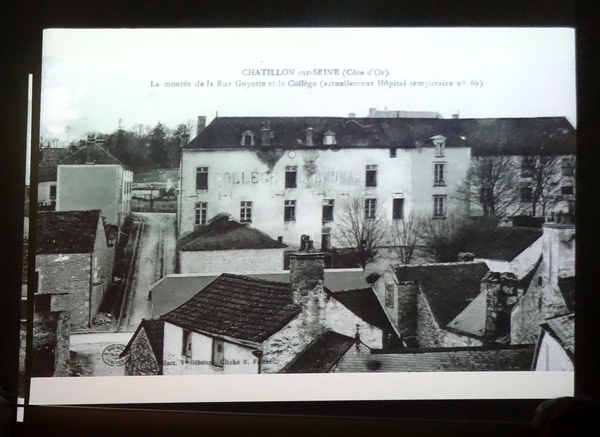 La ville de Châtillon sur Seine pendant la Grande Guerre, en cartes postales, une conférence de Jean Millot