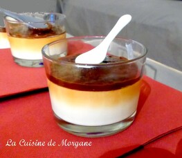 Panacottas au chèvre et confiture de figue