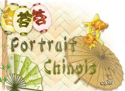 Petit jeu du portrait chinois ... 