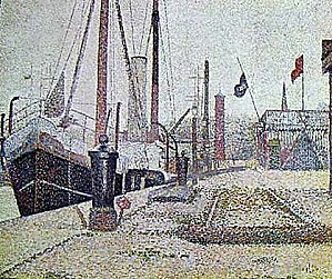 1274 Hornfleur Harbour Seurat Georges