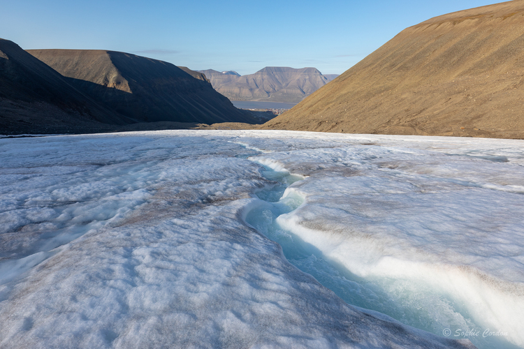 Le glacier qui fond