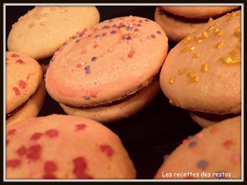 Meringues facon macarons