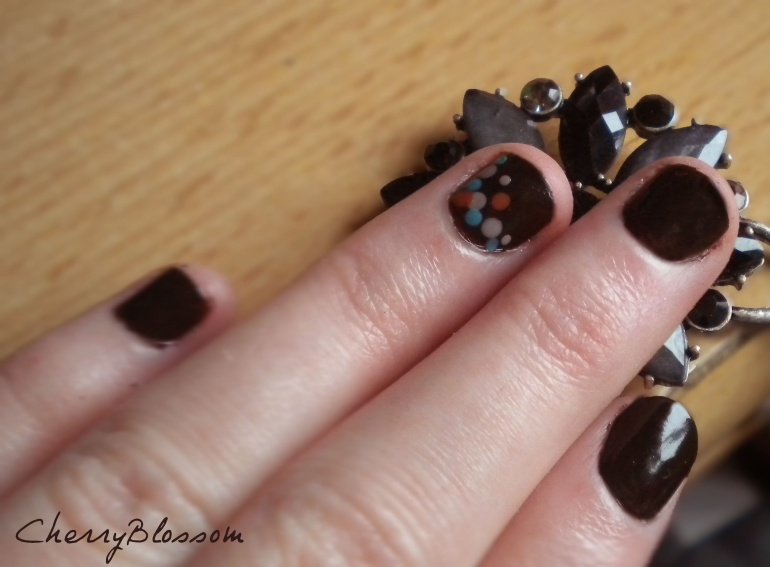 Mes ongles chocolat