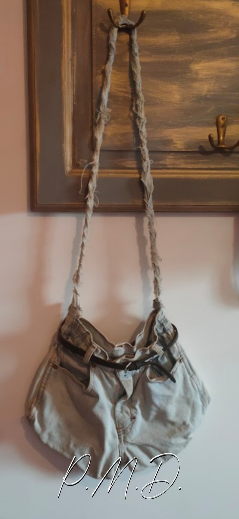 Sac confectionné avec un vieux Jean - ND