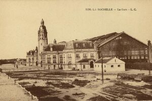 LA ROCHELLE - LA GARE ET AVENUE DE STRASBOURG - LC 1234