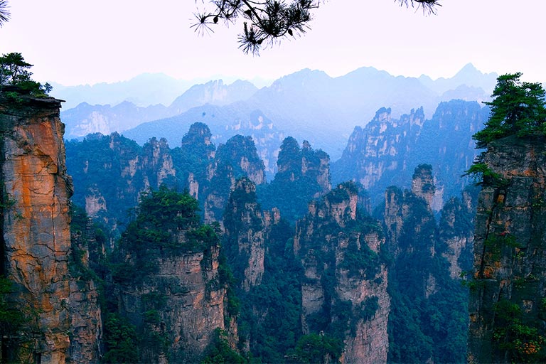 Zhangjiajie, Les Montagnes Volantes