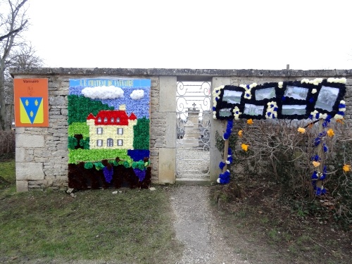 Les superbes réalisations fleuries des villages viticoles Châtillonnais...