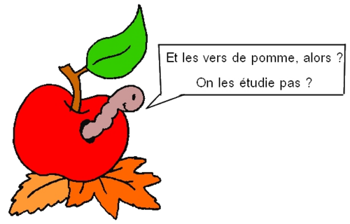 Et les vers de pomme