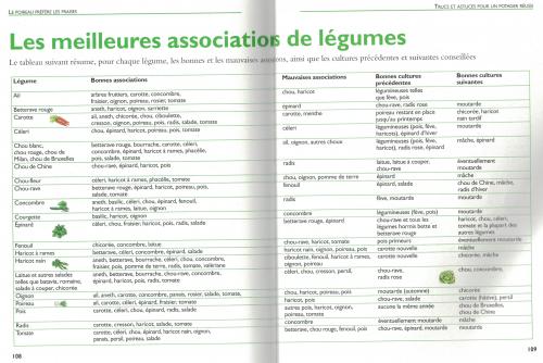 Les meilleures associations de légumes