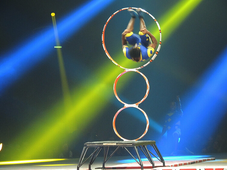 Performance de cirque