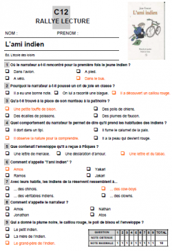 LOGICIEL : CREER DES FICHES DE RALLYE-LECTURE