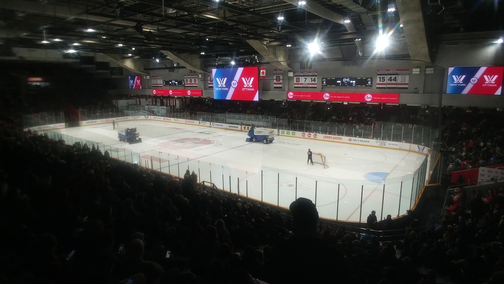 PWHL New York versus PWHL Ottawa at TD Place on February 4th 2024