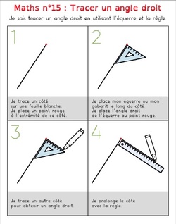 Leçon maths n°15 : Tracer un angle droit