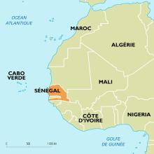 Planisphère : Sénégal - Cartes - Encyclopædia Universalis