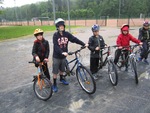 Séance de vélo bien arrosée et surtout très boueuse