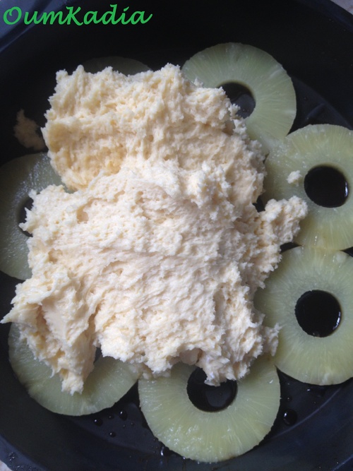 GÂTEAU RENVERSE A L'ANANAS