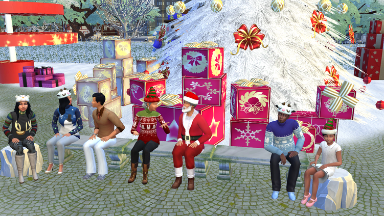 C'est Noël chez mes Sims 