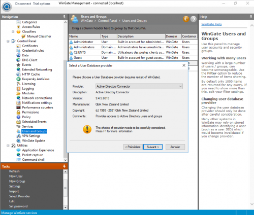 Créer des utilisateurs et faciliter le traçage de leur activité sur le net