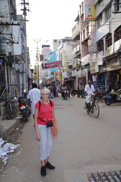 Jacqueline en Inde du sud novembre 2011