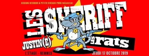 es Sheriff, Les Rats, Justin(e) - En concert à Le Liberté - Rennes (Bretagne)