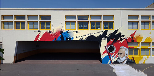 Groupe scolaire Jules Verne à Valras (34) 4 supports de 180m² environ Juillet Aout 2016