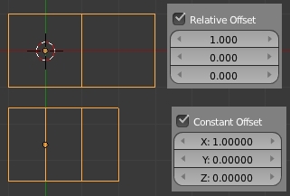 Déplacement constant et relatif