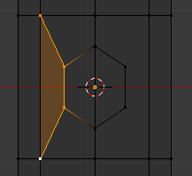 Sélectionner 4 vertices et presser F pour faire une face