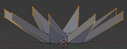 Déplacer les pointes vers le haut