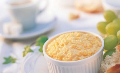 Des oeufs brouillés: cuisson au bain marie!