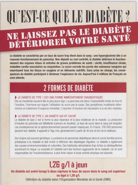 L'Association Française des Diabétiques a proposé aux Châtillonnais une journée-tests....