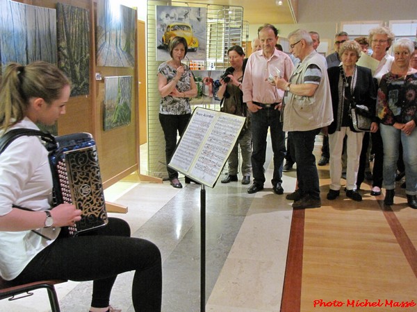 Un beau concert de France-Accordéon a été donné au Salon des Peintres des Amis du Châtillonnais