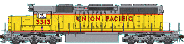 EMD SD 40  Union Pacific 3313