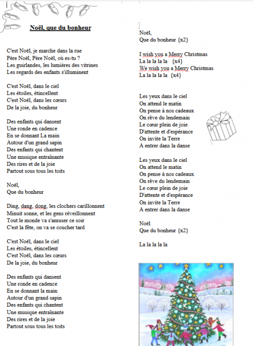 chants pour Noël