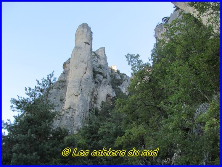 Gorges du Tarn, les échelles du rocher Cinglegros