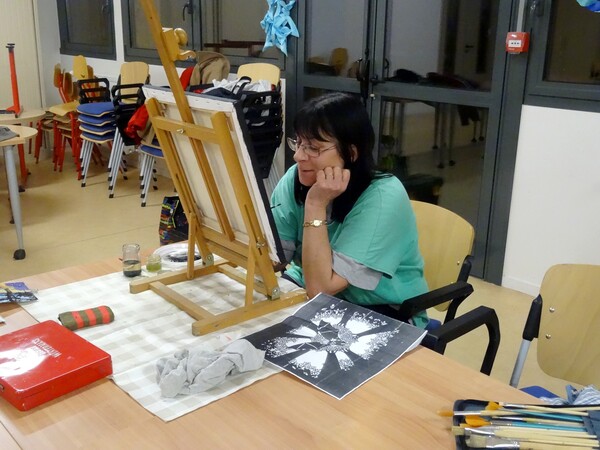 L'atelier "Palettes et pinceaux" à la MJC Lucie Aubrac de Châtillon sur Seine