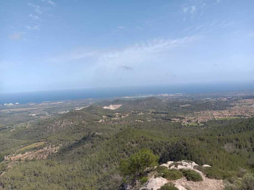  quel beau panorama - sanctuaire de san salvadore  -  majorque - 