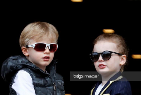 photos de la princesse Charlene et du prince Albert au tournoi  Sainte Dévote