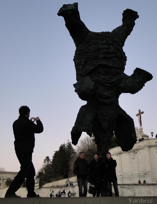 Souvenir d'Elefan dret à Avignon 