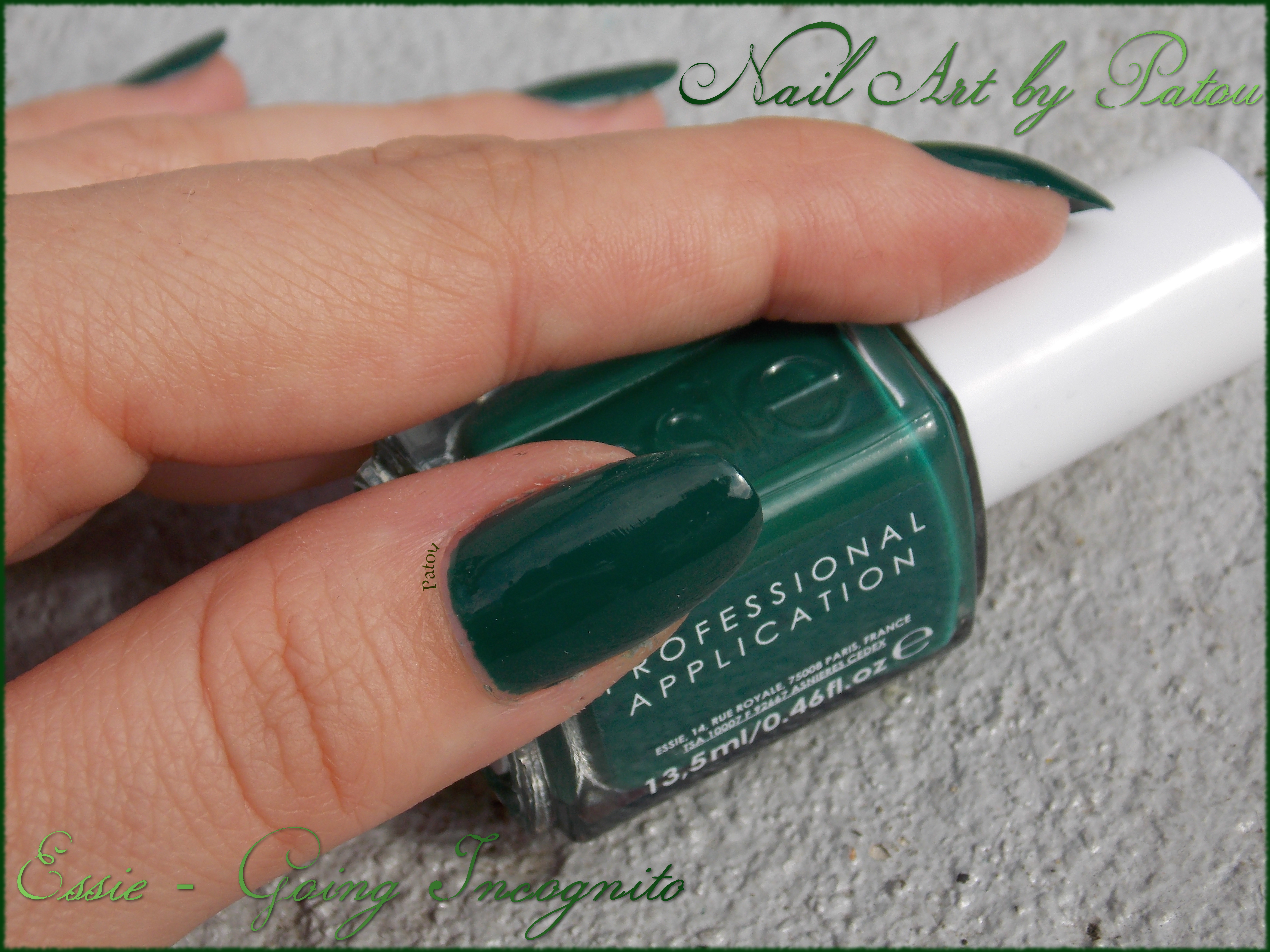 ESSIE - Going Incognito - Nail Art by Patou