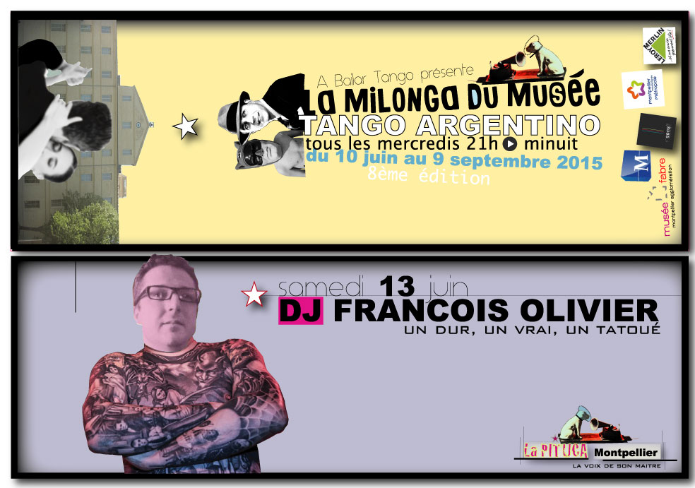 ★ Ce MERCREDI 10/6 1ère Milonga du Musée / SAMEDI 13/6 DJ François Olivier à La PITUCA ★