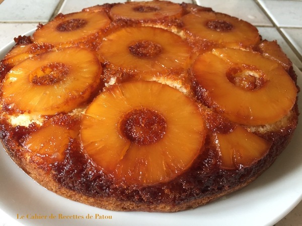 Gâteau Renversé à l'Ananas