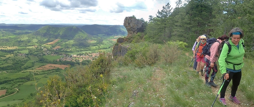 De Nant à Vellas par le Roc Nantais