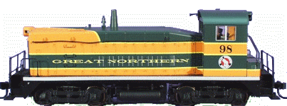 EMD SW8 Great northen  N97  gauche